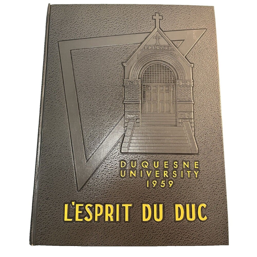 1959 Duquesne University Yearbook Pittsburgh Pennsylvania - Some Signatures